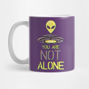 you are not alone vintage vibes Mug